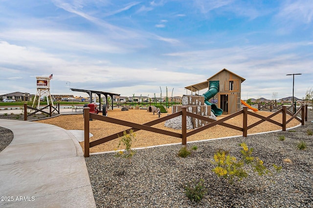 view of playground