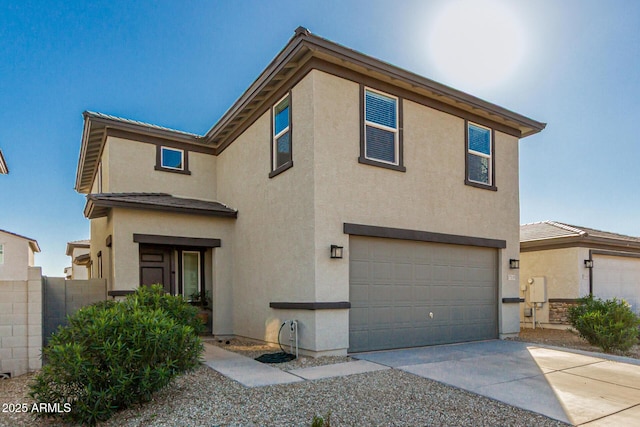 17339 W Paraiso Ln, Surprise, AZ 85387 - traditional-style home with concrete driveway, an attached garage, and stucco siding