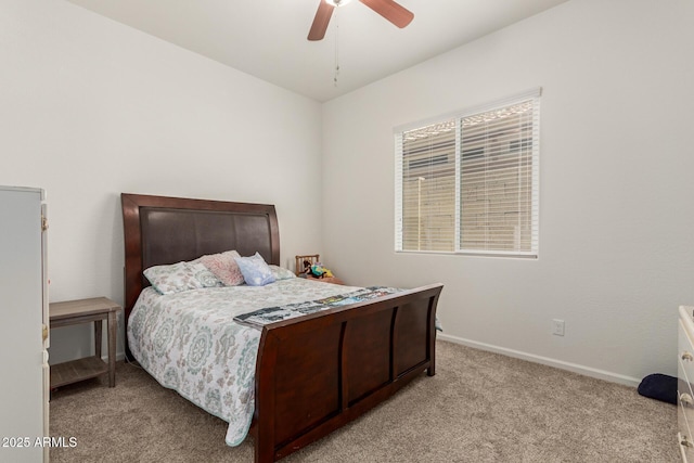 10502 W Bronco Trl, Peoria, AZ 85383 - carpeted bedroom with baseboards and a ceiling fan