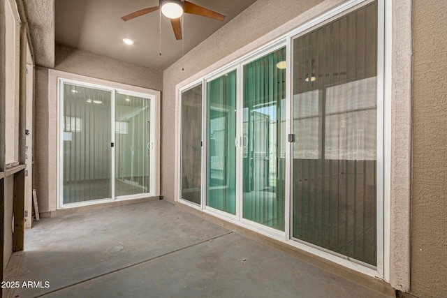 10502 W Bronco Trl, Peoria, AZ 85383 - view of patio / terrace featuring ceiling fan