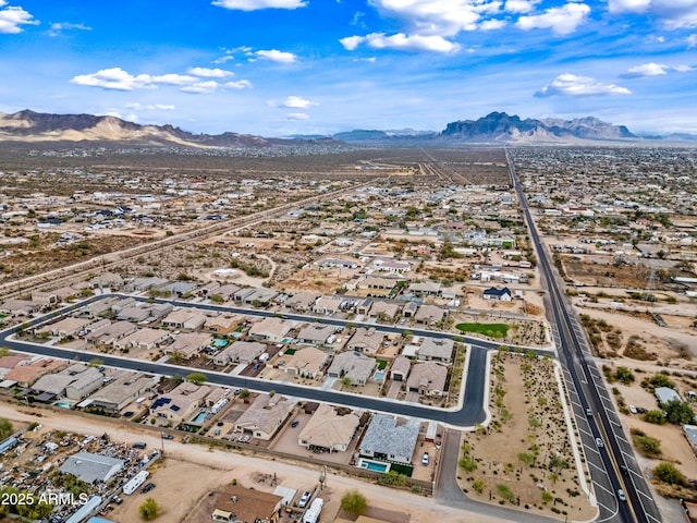1319 N Chatsworth St, Mesa, AZ 85207 - birds eye view of property featuring a residential view and a mountain view