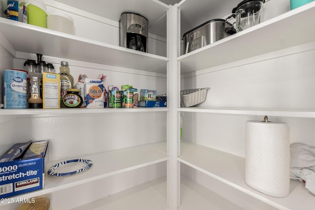 view of pantry