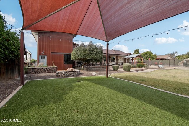 21131 E Excelsior Ave, Queen Creek, AZ 85142 - view of yard featuring a gazebo and a putting green