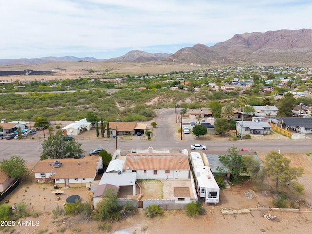 841 W Spray St, Superior, AZ 85173 - aerial perspective of suburban area with a mountainous background