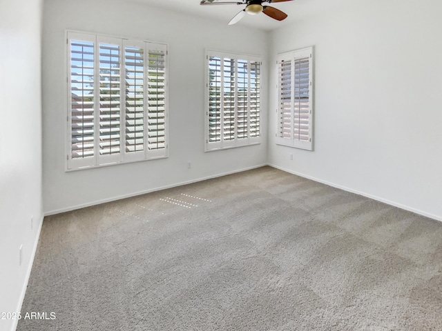 18207 W Marshall Ln, Surprise, AZ 85388 - empty room featuring baseboards, carpet, and ceiling fan