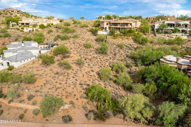 aerial view featuring a residential view