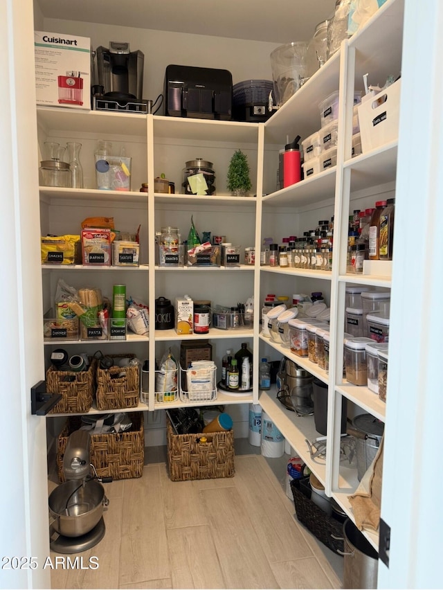 view of pantry