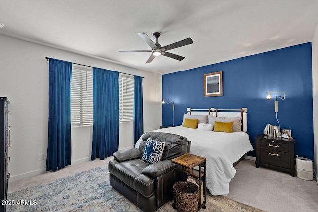 435 E Shellie Ct, Casa Grande, AZ 85122 - bedroom featuring carpet flooring, a ceiling fan, and baseboards