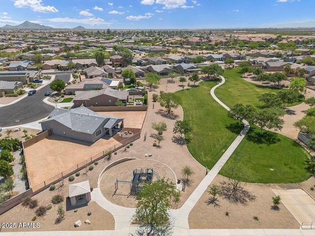 435 E Shellie Ct, Casa Grande, AZ 85122 - aerial perspective of suburban area with a mountainous background
