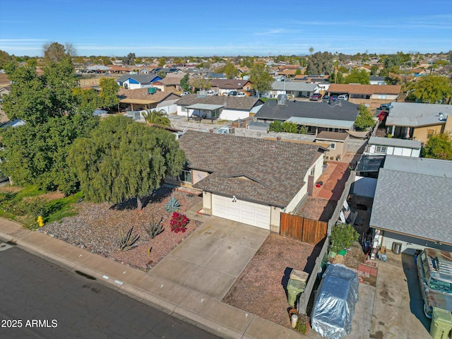 birds eye view of property featuring a residential view