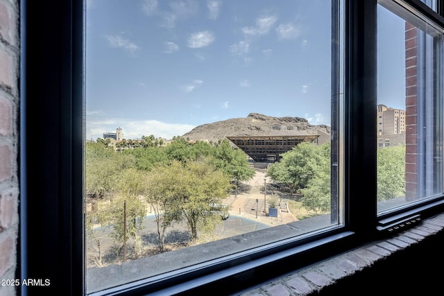 details with a mountain view
