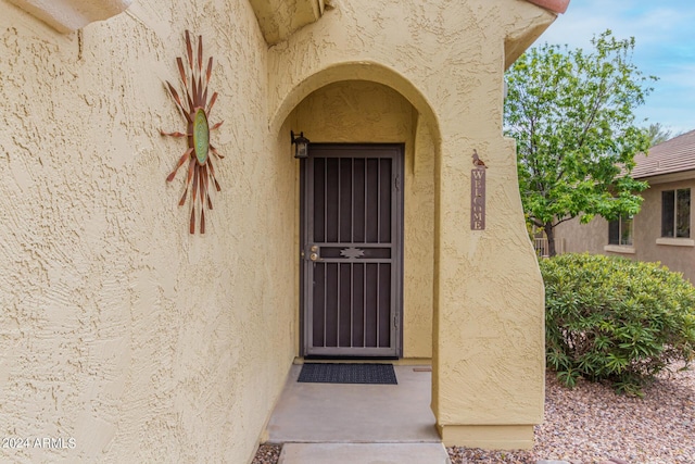 view of entrance to property