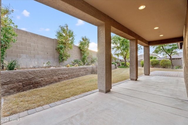 view of patio