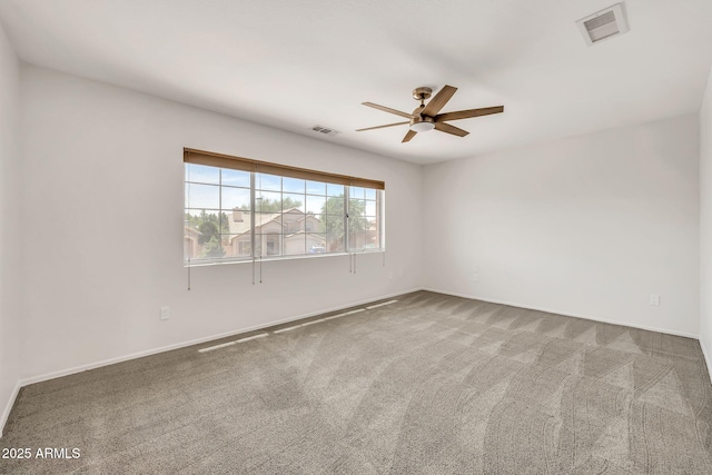 664 E Windsor Dr, Gilbert, AZ 85296 - unfurnished room featuring a ceiling fan, carpet floors, and baseboards