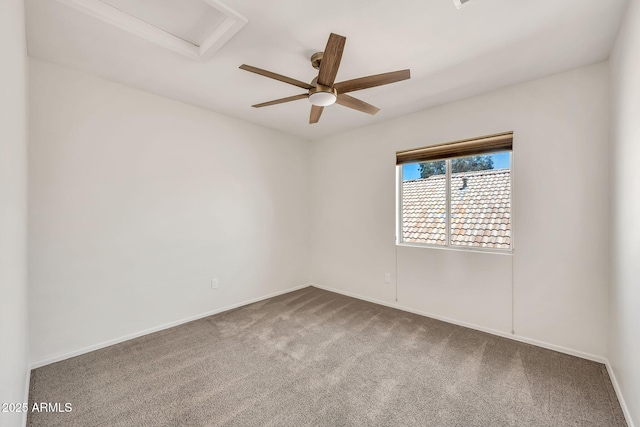 664 E Windsor Dr, Gilbert, AZ 85296 - carpeted empty room featuring ceiling fan and baseboards