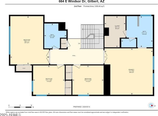 664 E Windsor Dr, Gilbert, AZ 85296 - room layout