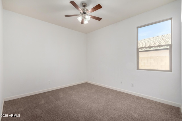 23789 W Chipman Rd, Buckeye, AZ 85326 - carpeted empty room featuring baseboards and a ceiling fan