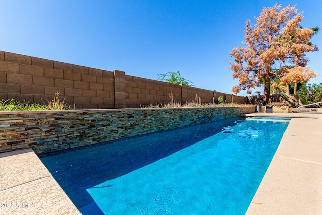 2753 E Kenwood St, Mesa, AZ 85213 - view of swimming pool with a fenced backyard and a fenced in pool