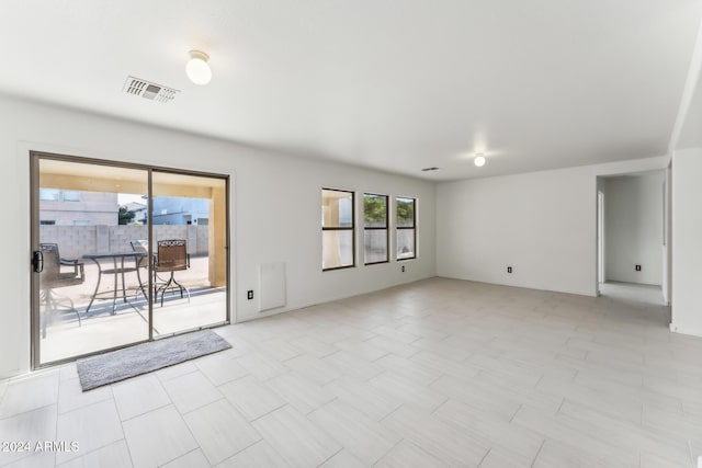 view of unfurnished living room