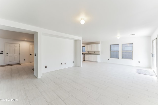 view of unfurnished living room