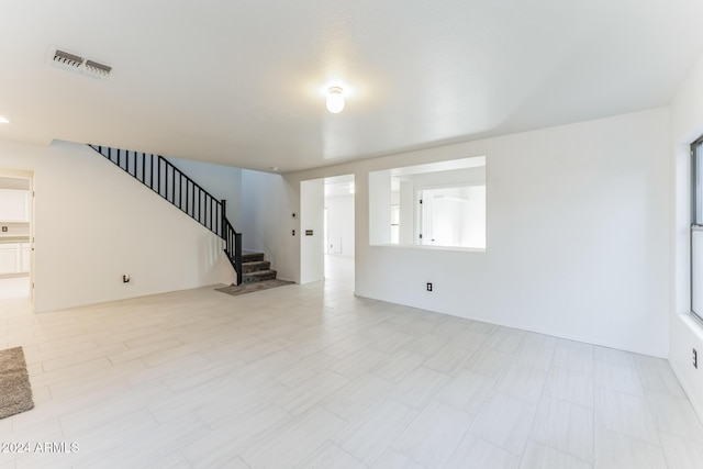 view of unfurnished living room