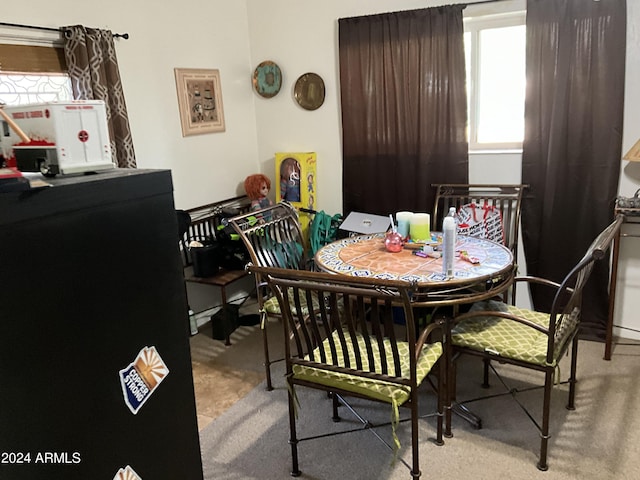 view of dining room