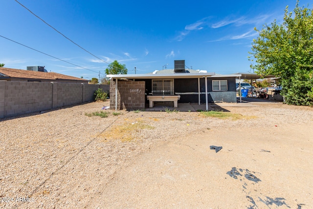 view of rear view of house