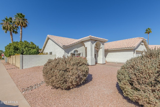 view of front of home