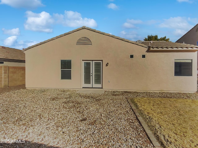 view of rear view of house