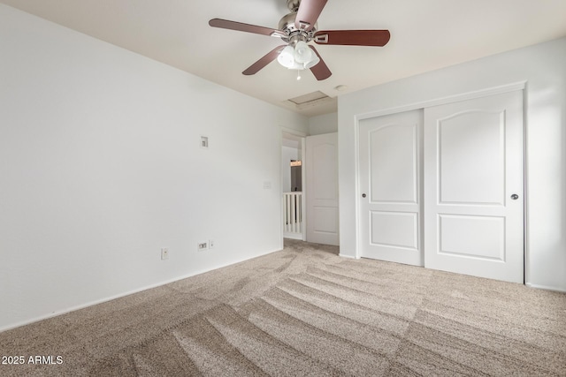 16215 W Durango St, Goodyear, AZ 85338 - unfurnished bedroom with carpet, a closet, and ceiling fan