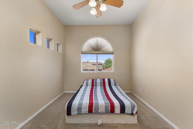 5212 S Monte Vista St, Chandler, AZ 85249 - bedroom featuring carpet flooring, baseboards, and ceiling fan