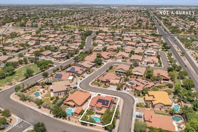 5212 S Monte Vista St, Chandler, AZ 85249 - aerial view of residential area with property boundaries highlighted