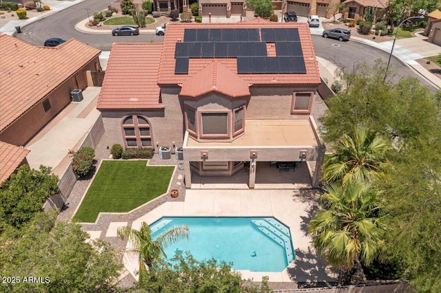 5212 S Monte Vista St, Chandler, AZ 85249 - view of subject property with a pool