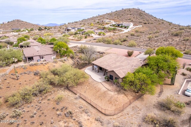 18 E Paint Your Wagon Trl, Phoenix, AZ 85085 - aerial view of property and surrounding area featuring mountains