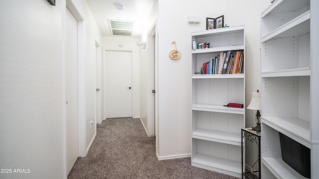 23941 N High Dunes Dr, Florence, AZ 85132 - hall with carpet flooring, baseboards, and visible vents