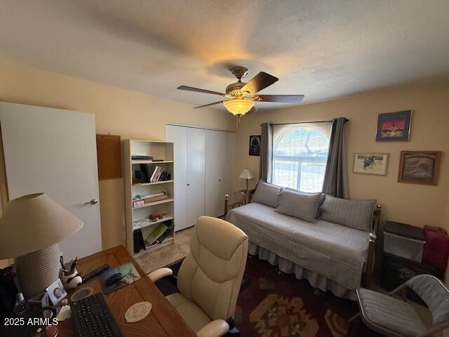 12601 N 34th St, Phoenix, AZ 85032 - interior space featuring a closet and a ceiling fan
