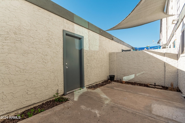 exterior space featuring a patio area