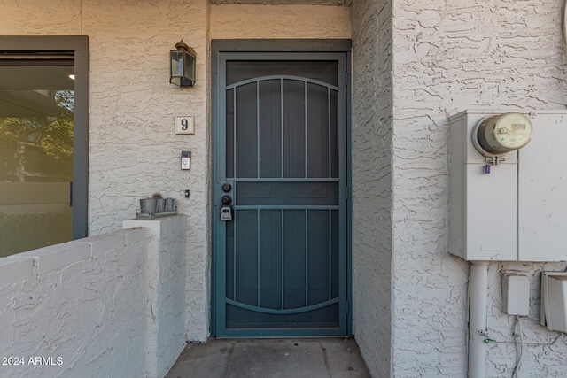 view of entrance to property