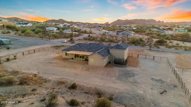 28319 N Marchant Trce, Queen Creek, AZ 85144 - bird's eye view featuring a mountain view