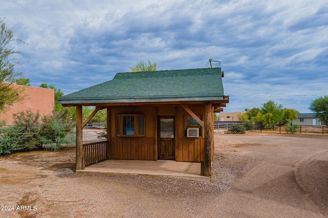 view of outbuilding