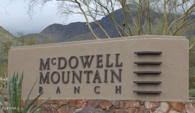10646 E Butherus Dr, Scottsdale, AZ 85255 - community / neighborhood sign with a mountain view