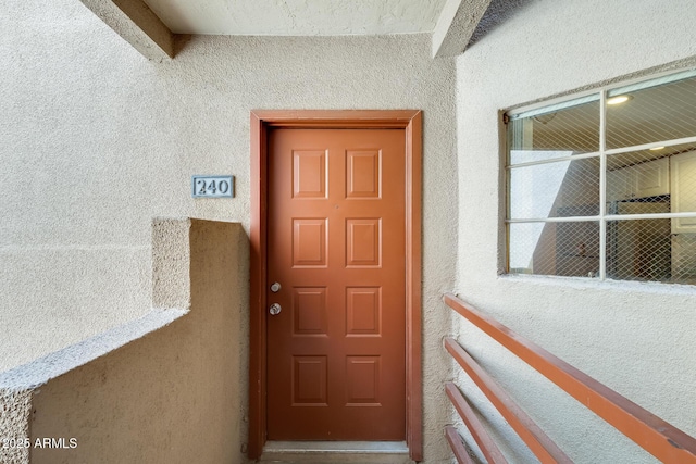 4850 E Desert Cove Ave Unit 240, Scottsdale, AZ 85254 - property entrance with stucco siding