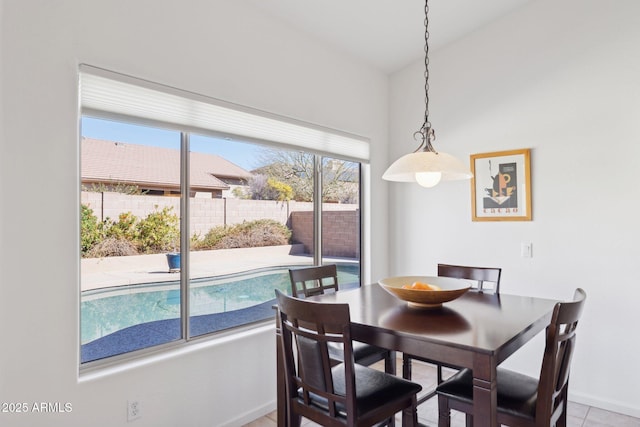 4936 E Villa Rita Dr, Scottsdale, AZ 85254 - dining space with baseboards