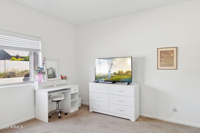 4936 E Villa Rita Dr, Scottsdale, AZ 85254 - office featuring light carpet and baseboards