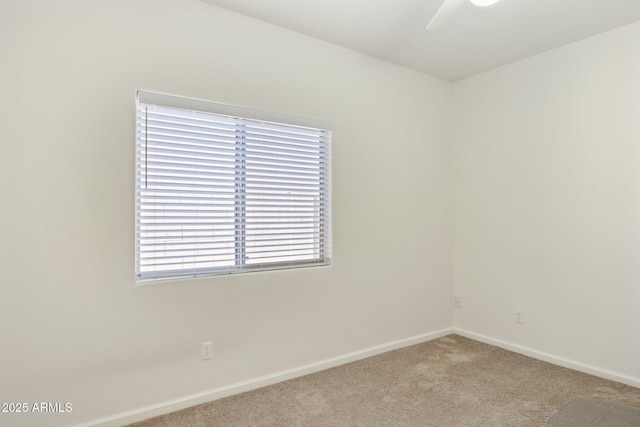 4936 E Villa Rita Dr, Scottsdale, AZ 85254 - spare room with carpet, a ceiling fan, and baseboards
