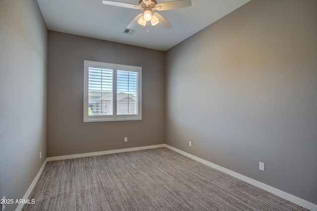 5552 N Kerwood Loop, Prescott Valley, AZ 86314 - unfurnished room featuring a ceiling fan and carpet flooring