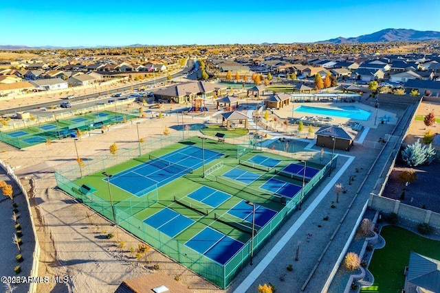 5552 N Kerwood Loop, Prescott Valley, AZ 86314 - aerial perspective of suburban area featuring a mountain backdrop