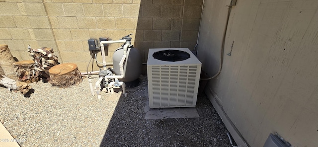 10408 W Devonshire Ave, Phoenix, AZ 85037 - exterior view of cooling unit and concrete block siding