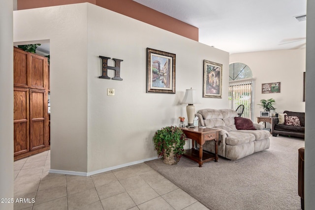 4725 E Brown Rd Unit 79, Mesa, AZ 85205 - living area with light tile patterned floors