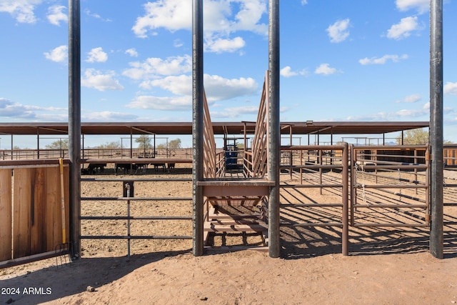 view of stable